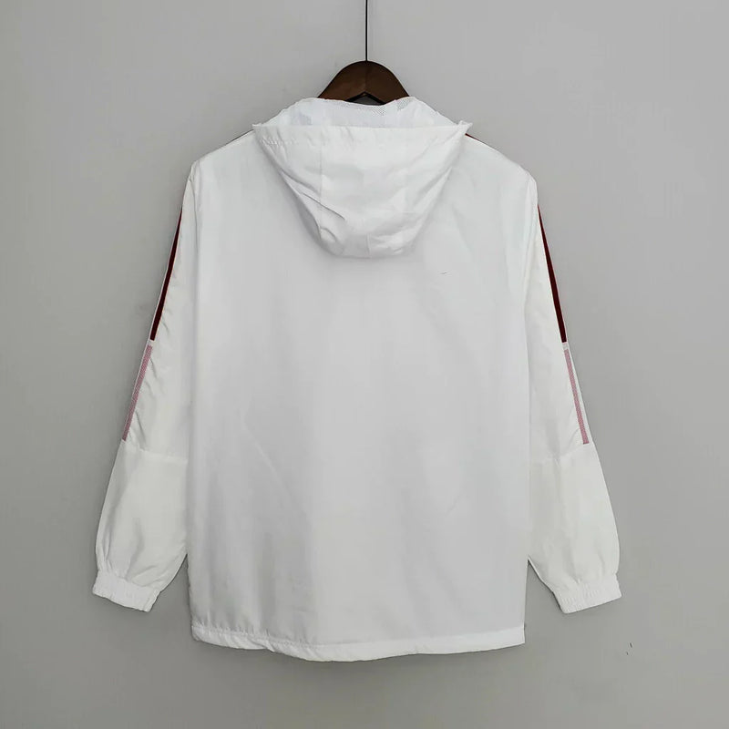 Corta-vento Flamengo Adidas - Branco+Vermelho