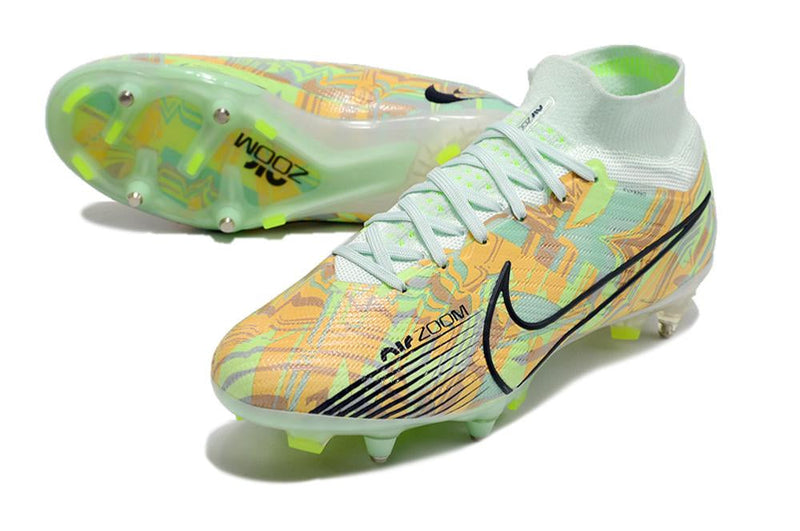 Chuteira Nike Mercurial Superfly IX Elite SG Campo - Verde