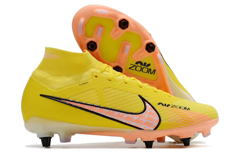 Chuteira Nike Mercurial Superfly IX Elite SG Campo - Amarelo