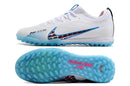 Chuteira Nike Air Zoom Mercurial Vapor XV Pro Society - Branco e Azul