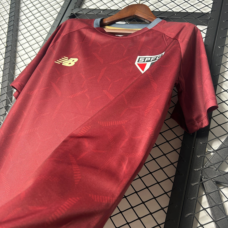 Camisa São Paulo Treino 25/26 - Vermelho