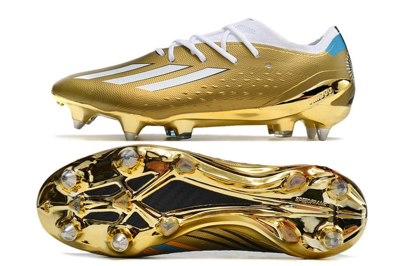 Chuteira Adidas X Speed Portal SG Campo - Gold