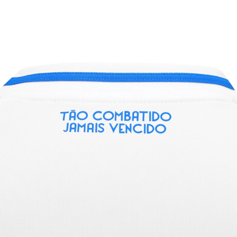 Camisa Cruzeiro II 25/26 Torcedor Masculina - Branca + Azul (PRÉ VENDA)