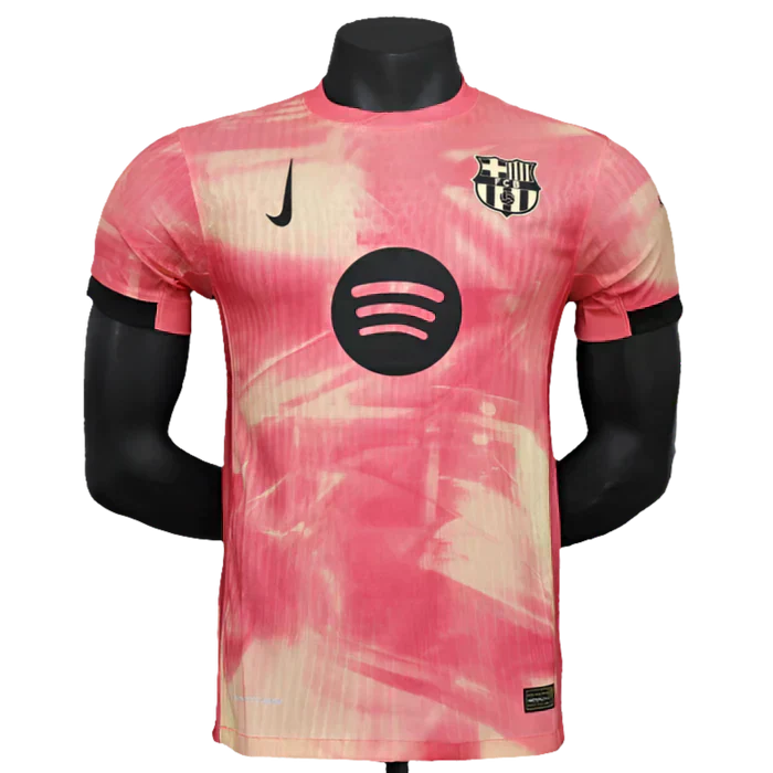 Camisa Barcelona 25/26 Edição Especial - Rosa - Versão Jogador