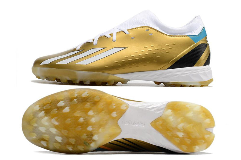 Chuteira adidas X Speed portal Society - Gold