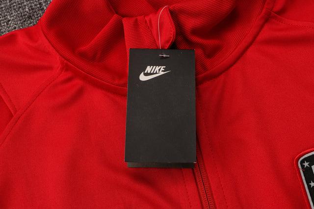 Conjunto Inverno Atlético de Madrid Vermelha Nike - Com Fecho