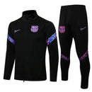 Conjunto Inverno Barcelona Preta e Roxa Nike - Com Fecho