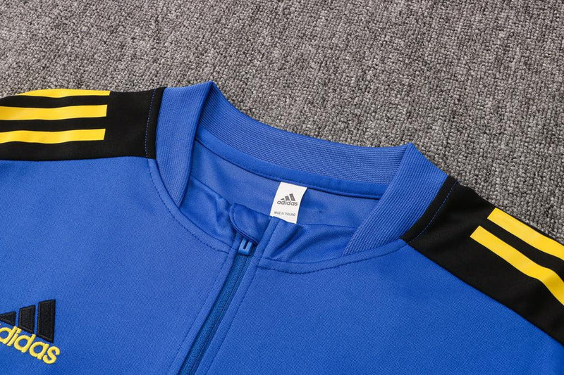 Conjunto Inverno Manchester United Azul Adidas - Com Ziper