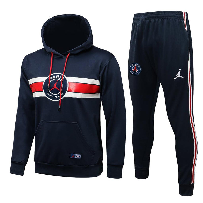 Conjunto Inverno PSG Azul Jordan - Com Capuz