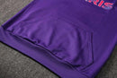 Conjunto Inverno PSG Roxo e Preto Jordan - Com Capuz