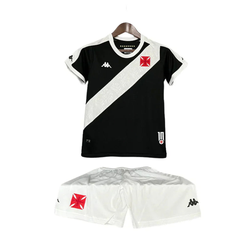Kit Infantil Vasco da Gama I 24/25 Kappa - Preto