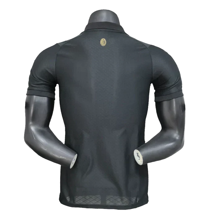Camisa AC Milan 25/26 Edição 125º Aniversário - Preta - Versão Jogador